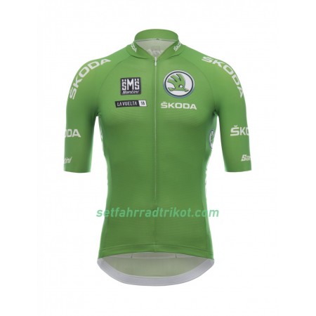 Grünes Radtrikot kurzarm 2018 Vuelta a España